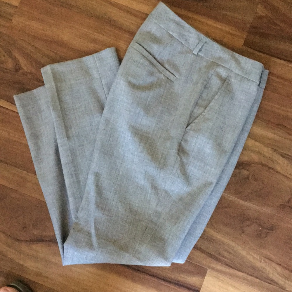 Loft Light Gray Work Pants